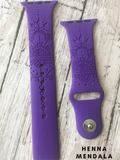 Purple Silicone Watch Band