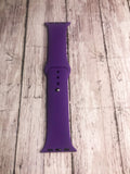 Purple Silicone Watch Band