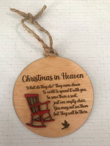 Remembrance Christmas Ornament