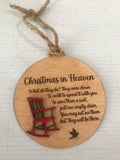 Remembrance Christmas Ornament