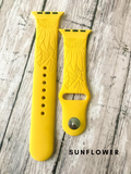 Yellow Silicone Watch Band