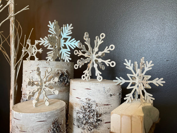 3D Snowflakes Set of 5